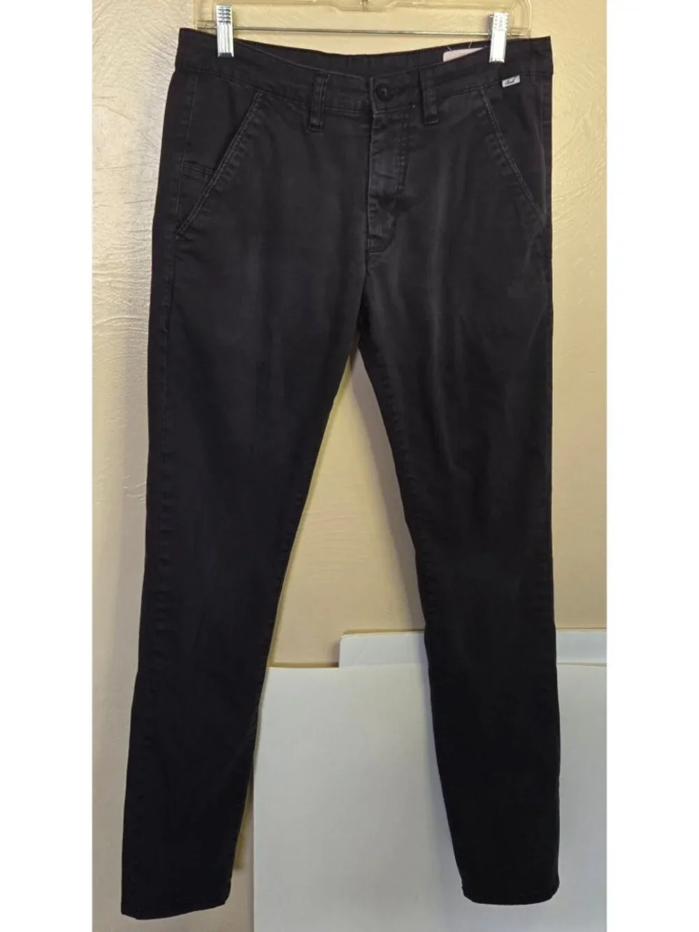 Reell Navy Blue Flex Tapered Chino Pants Style 1110 Size 32X34 Minimalist Dutch